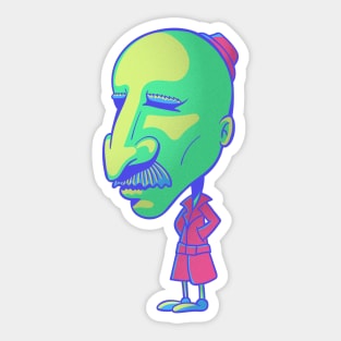 Weird Coat Sticker